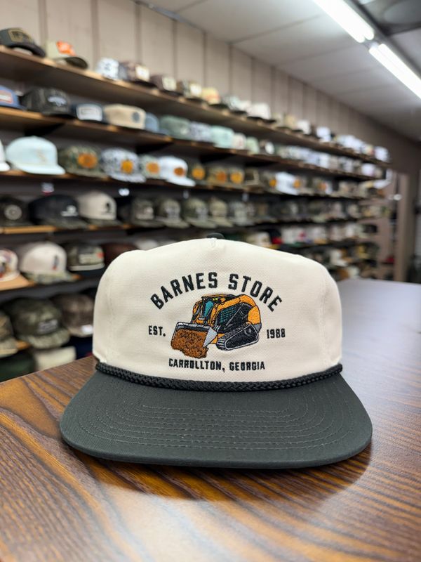 Skid Steer Rope Hat - Cream/Black