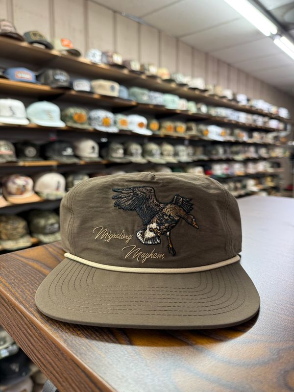 Cupped Up Speck Rope Hat - Cassic Brown