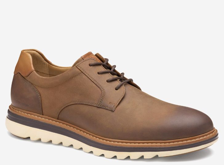 Braxton Plain Toe Shoe - Brown Oiled Full Grain