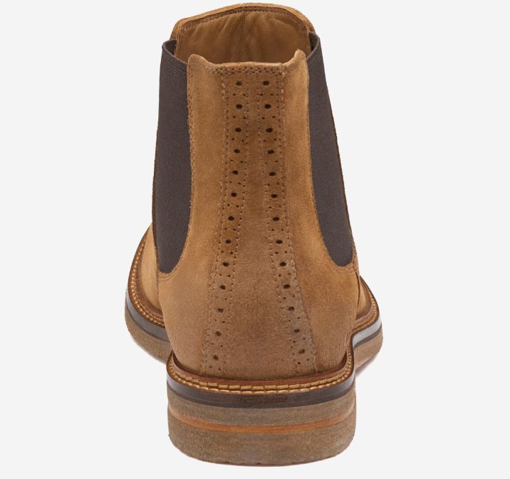 Calder Chelsea Boot - Snuff Waxed Suede