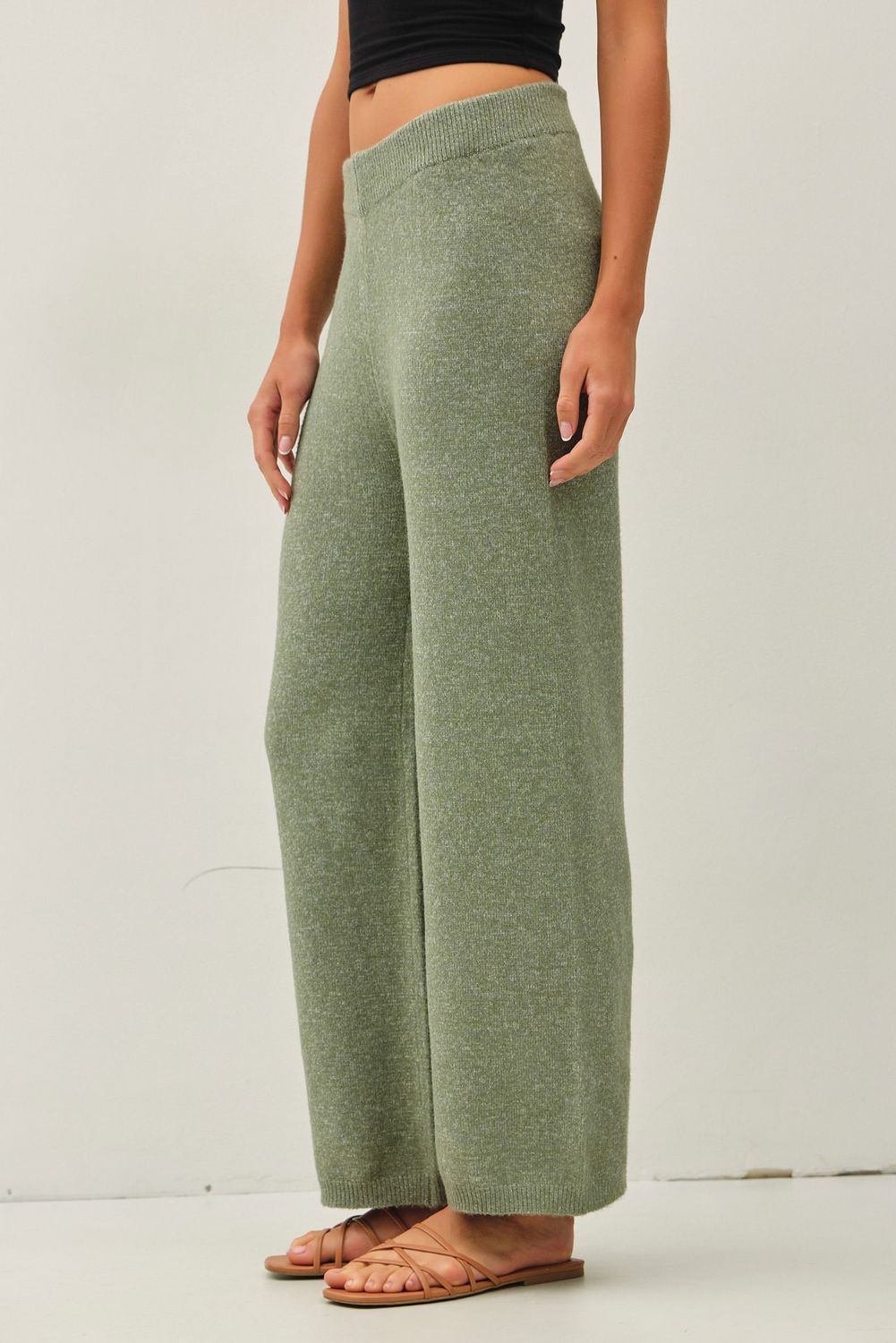 The Sunday Knit Pant - Sage