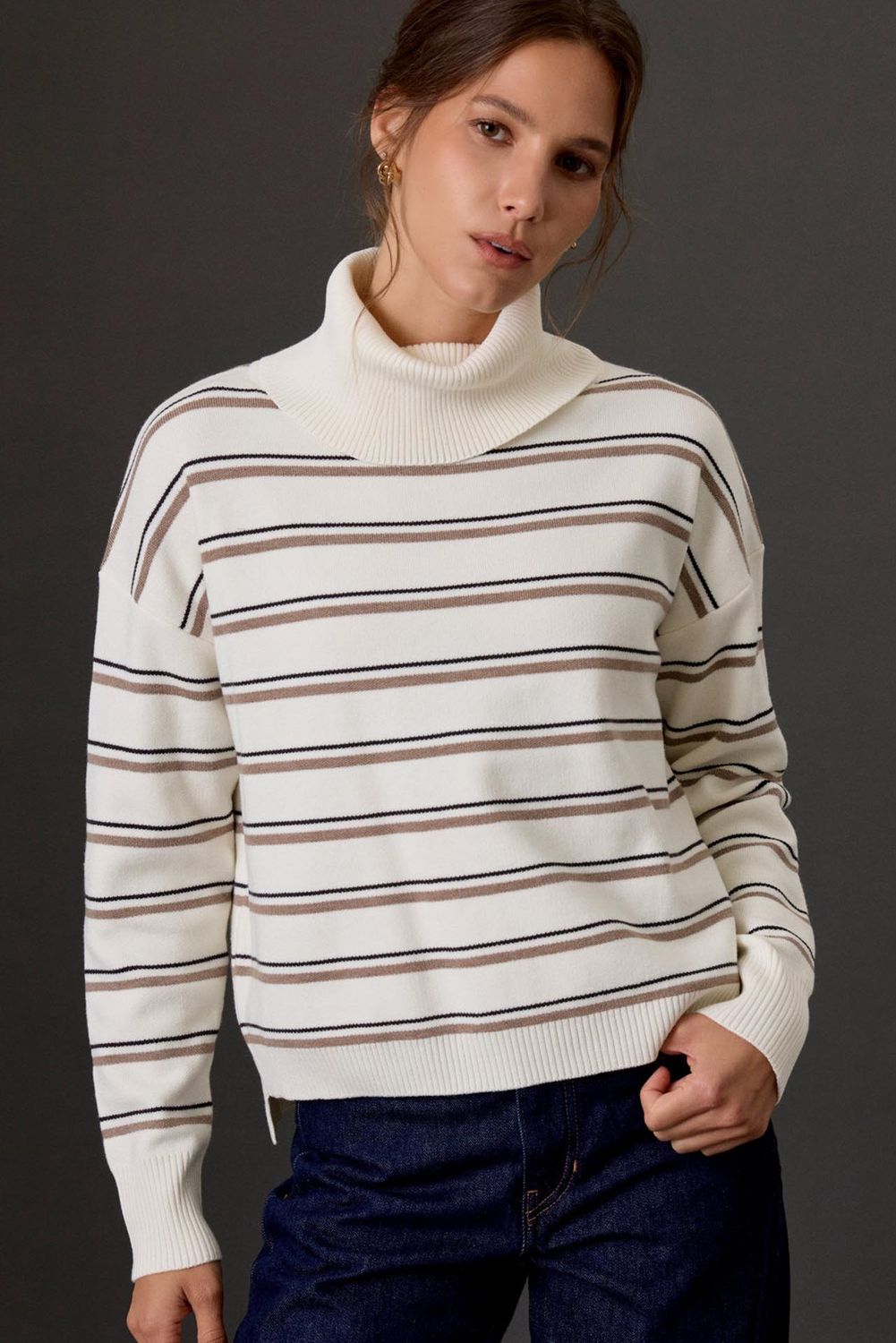 The Falling for Stripes Sweater - Ivory