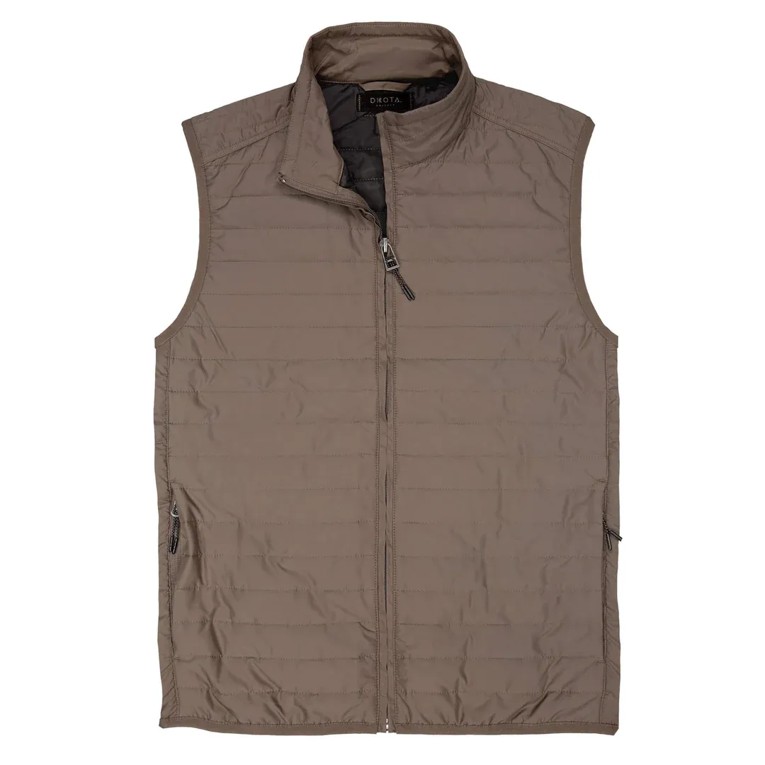Odin Lightweight Quilted Vest - Twig