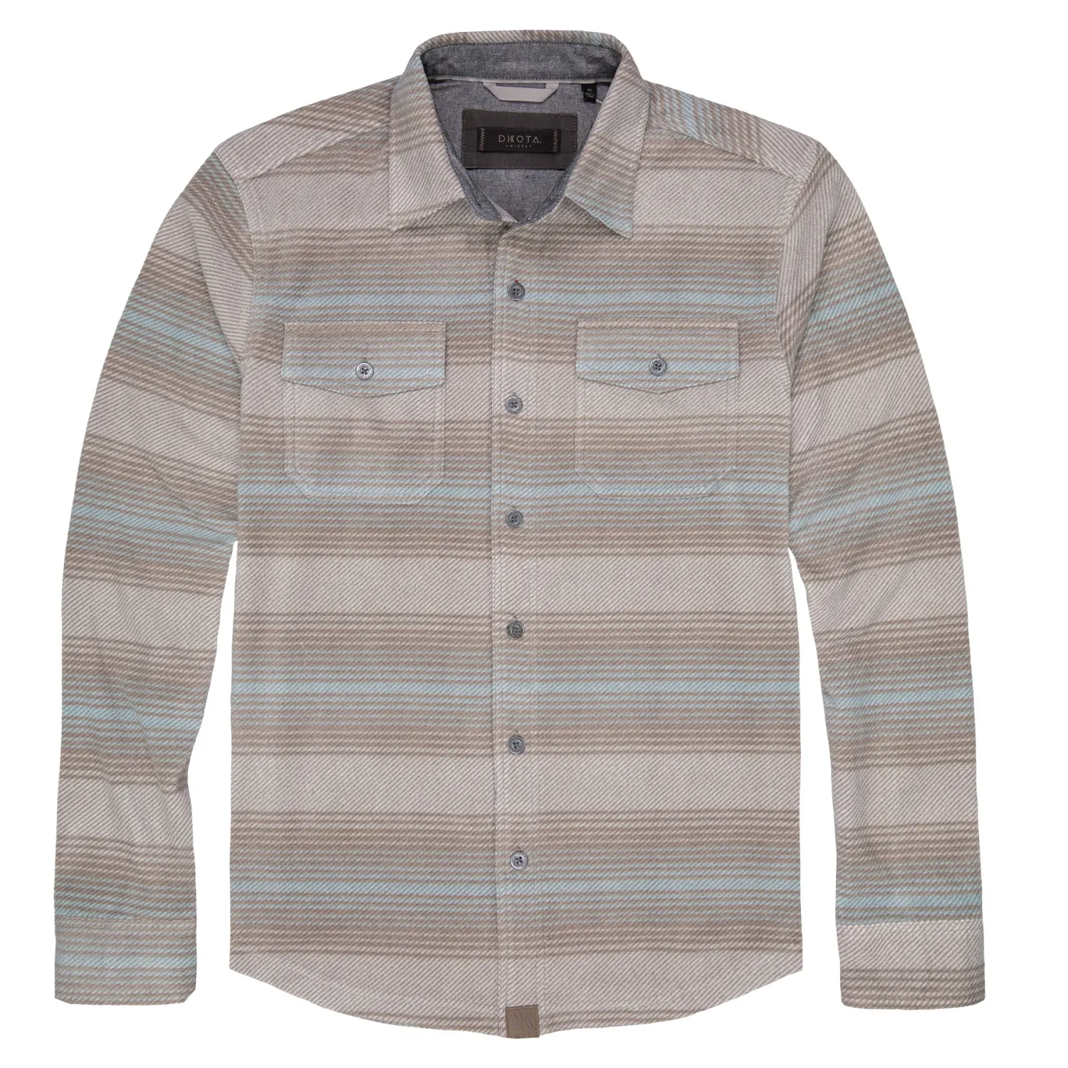 Bowie Micro Fleece Shirt - Driftwood Grey