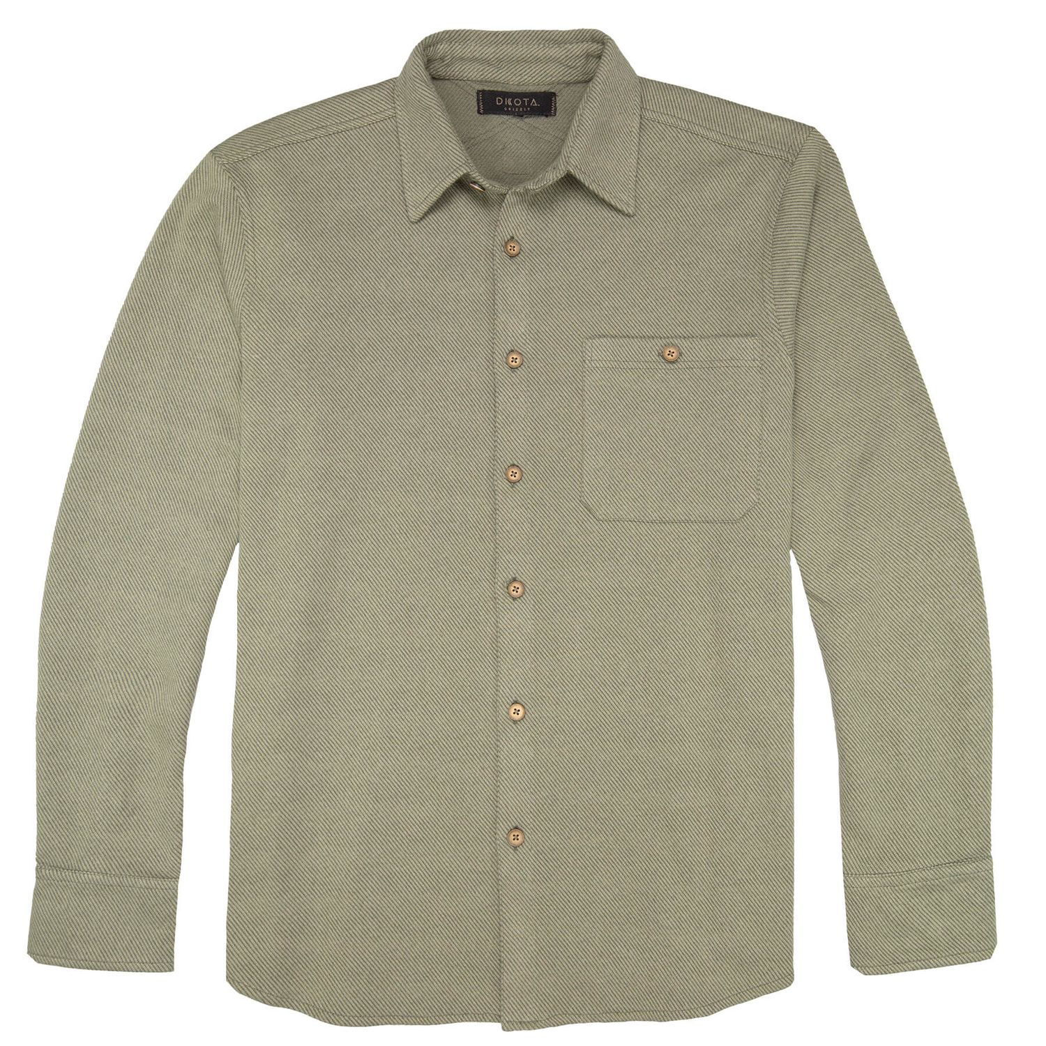 Aiden Knit Shirt- Shadow Fern