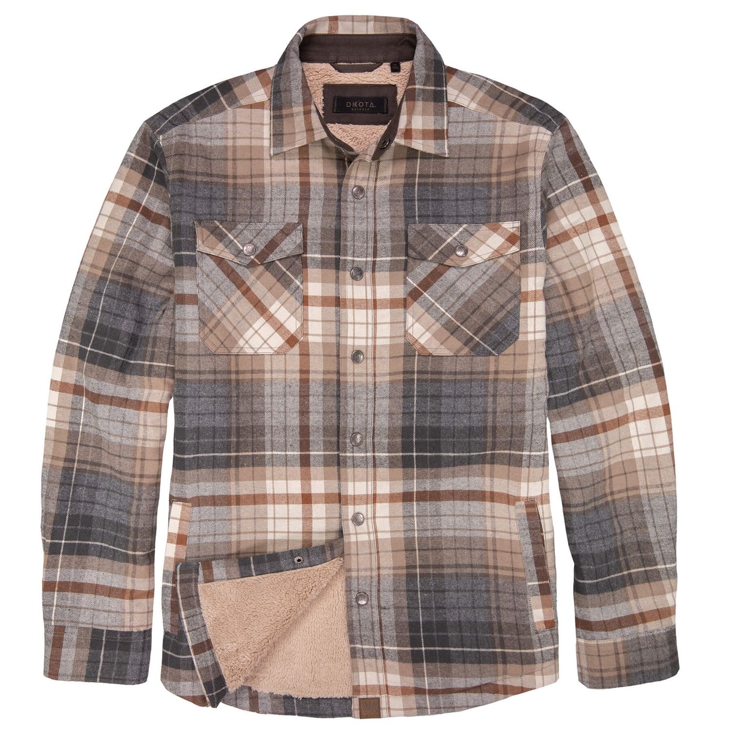 Ivan Flannel Shirt Jacket - Campfire Ash