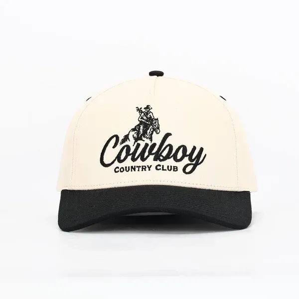 Rodeo Golfer Hat - Black