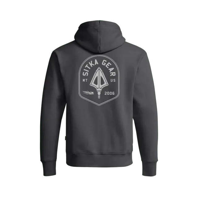 Broadhead Crest Pullover Hoodie - Iron Grey