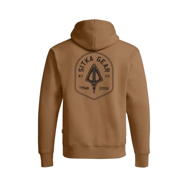Broadhead Crest Pullover Hoodie - Sequoia Brown