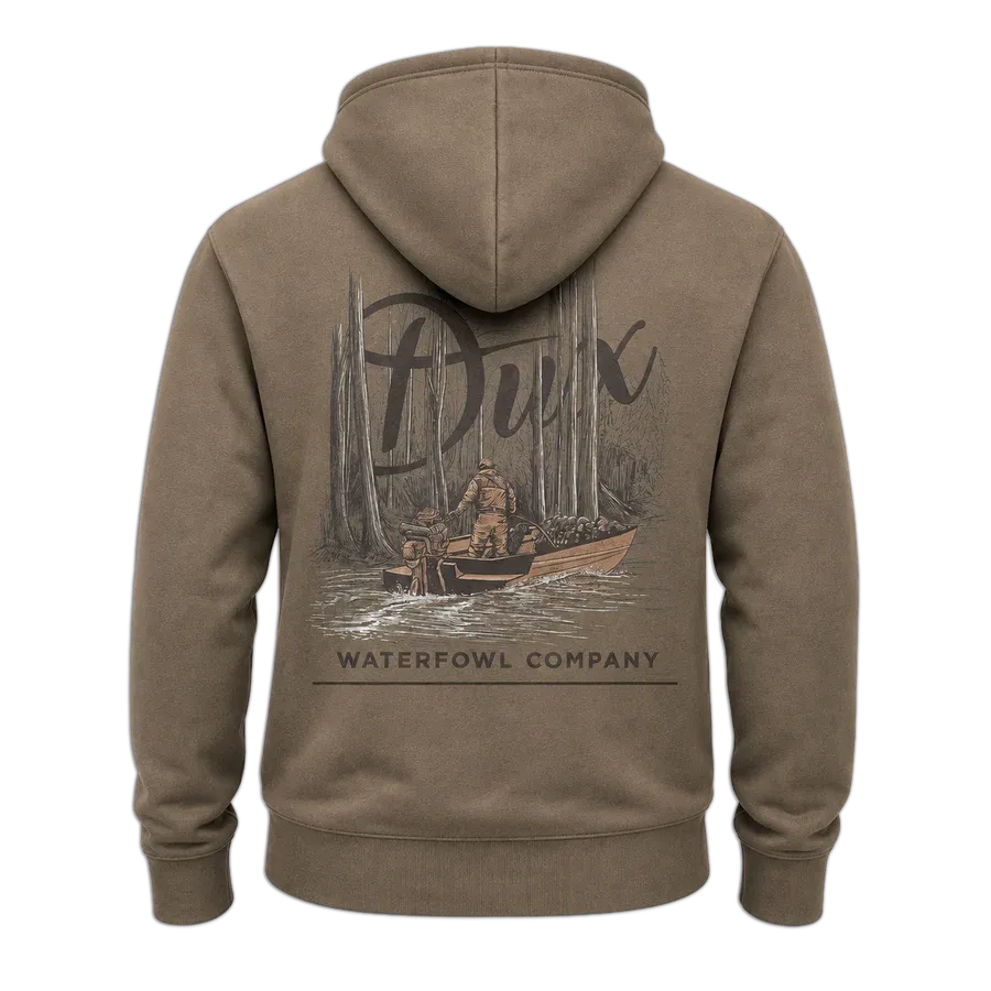DUX Timber Rig Midweight Hoodie - Brown