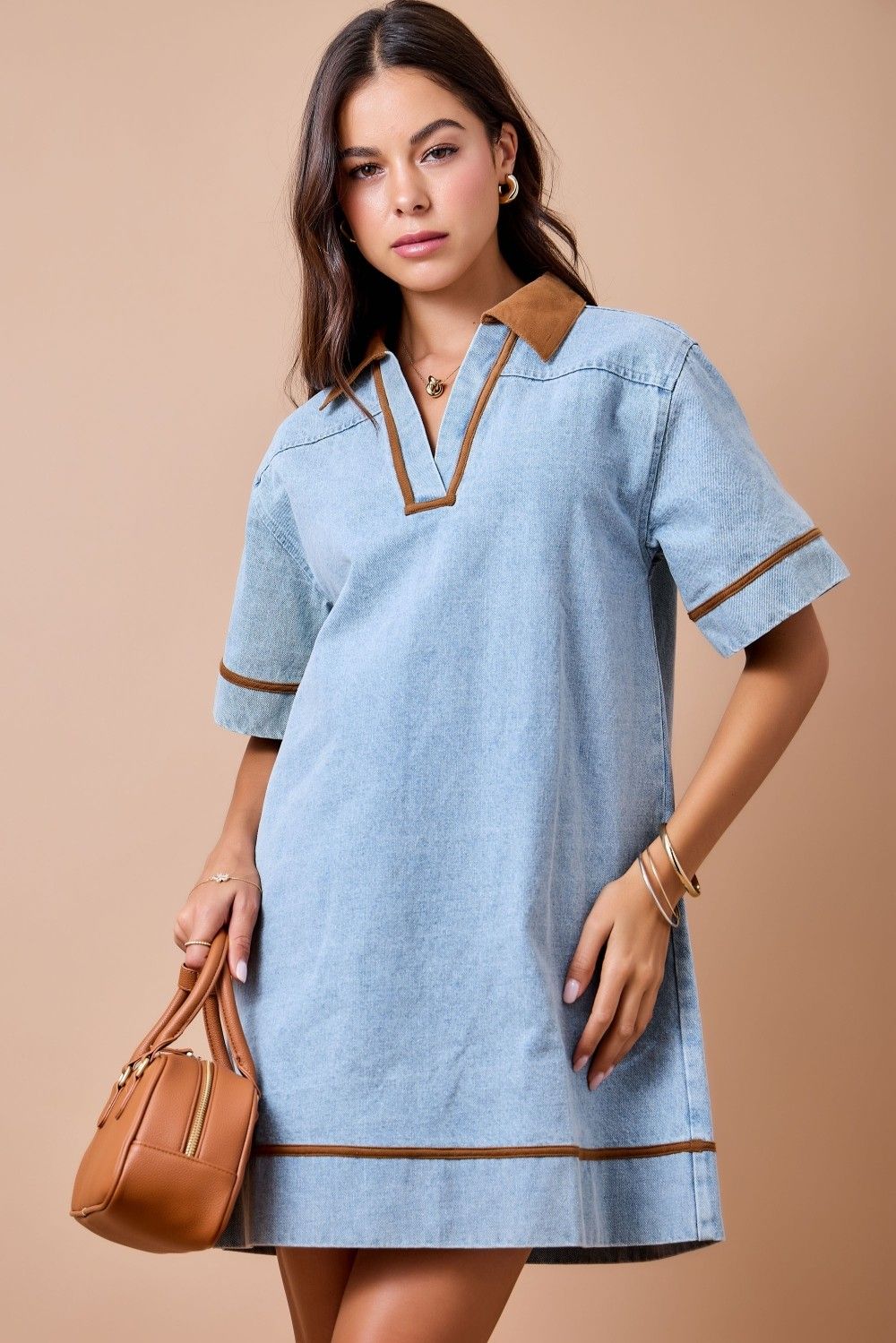 The Denim Days Dress - Washed Denim
