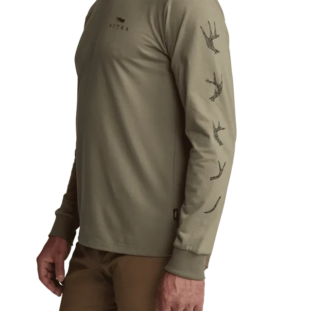 Antler Evo Long Sleeve Tee - Dark Green Sage
