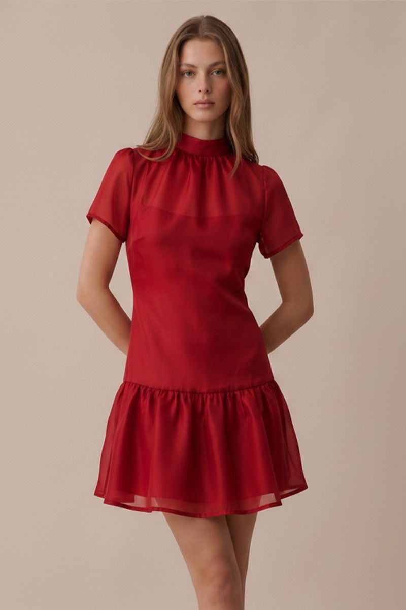 Tis The Season Party Dress - Red