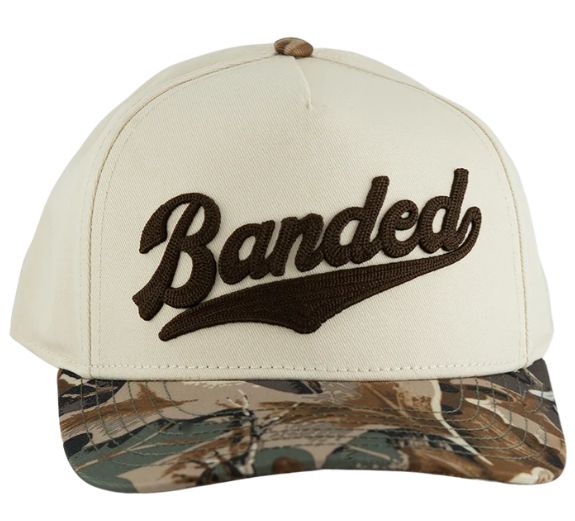 Banded Signature Logo Hat - Mocha