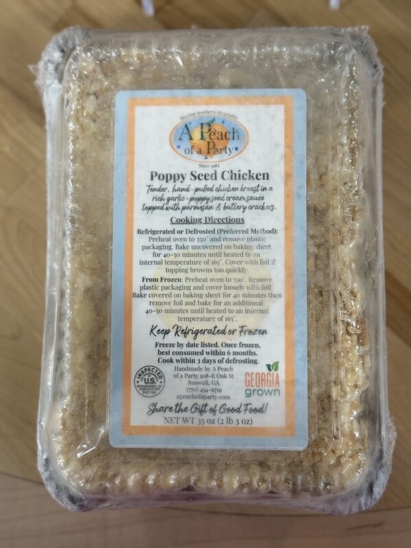 Peach of a Party Poppy Seed Chicken