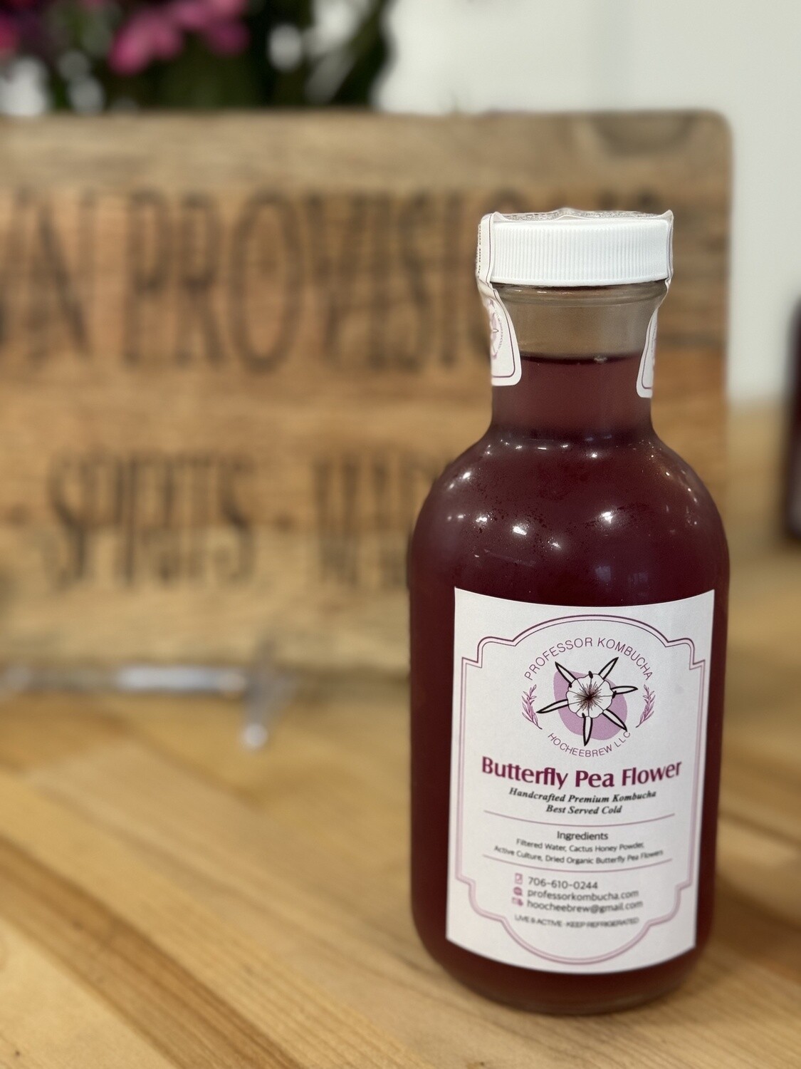 Professor Kombucha Butterfly Pea Flower Kombucha