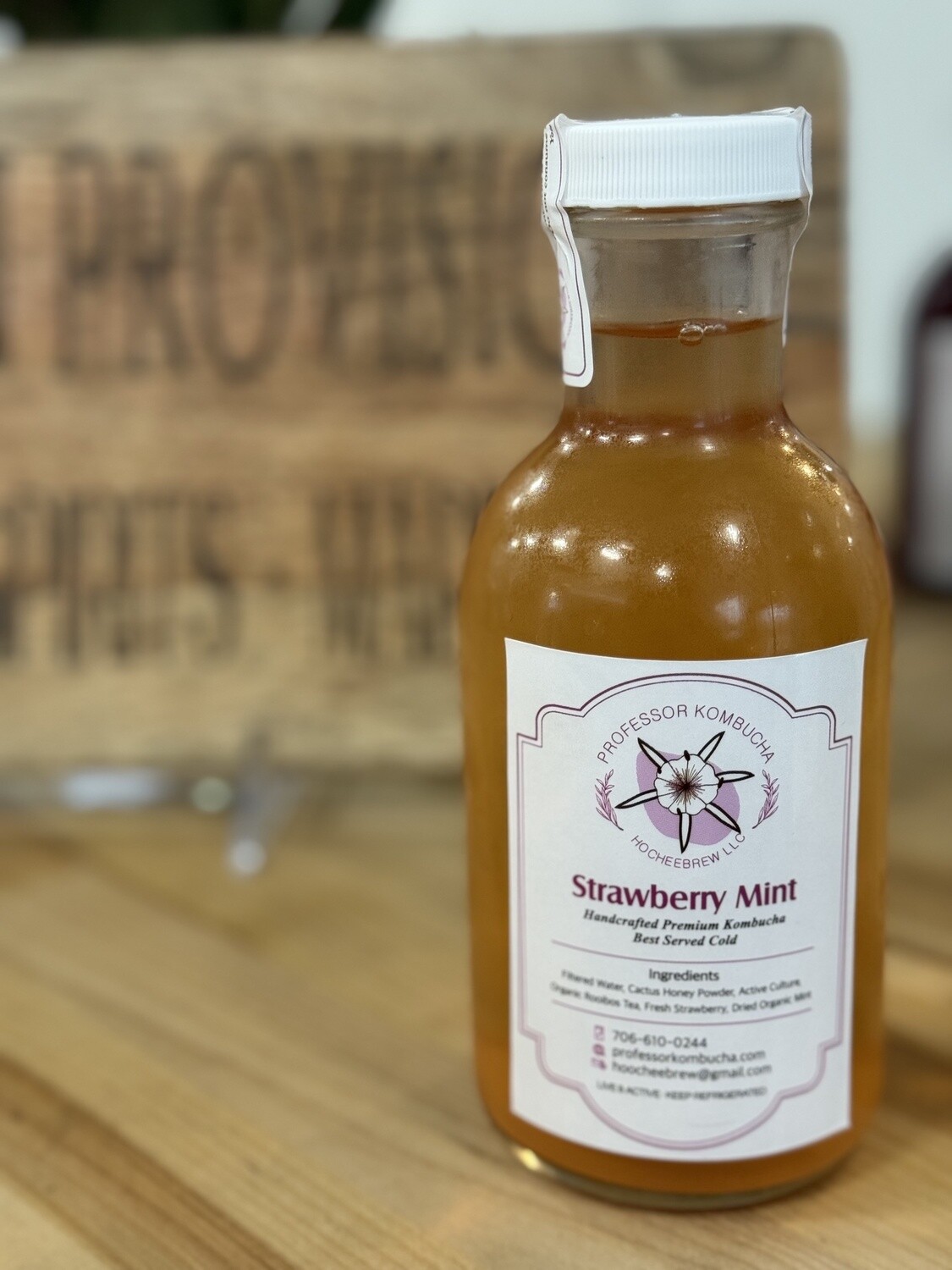 Strawberry Mint Kombucha