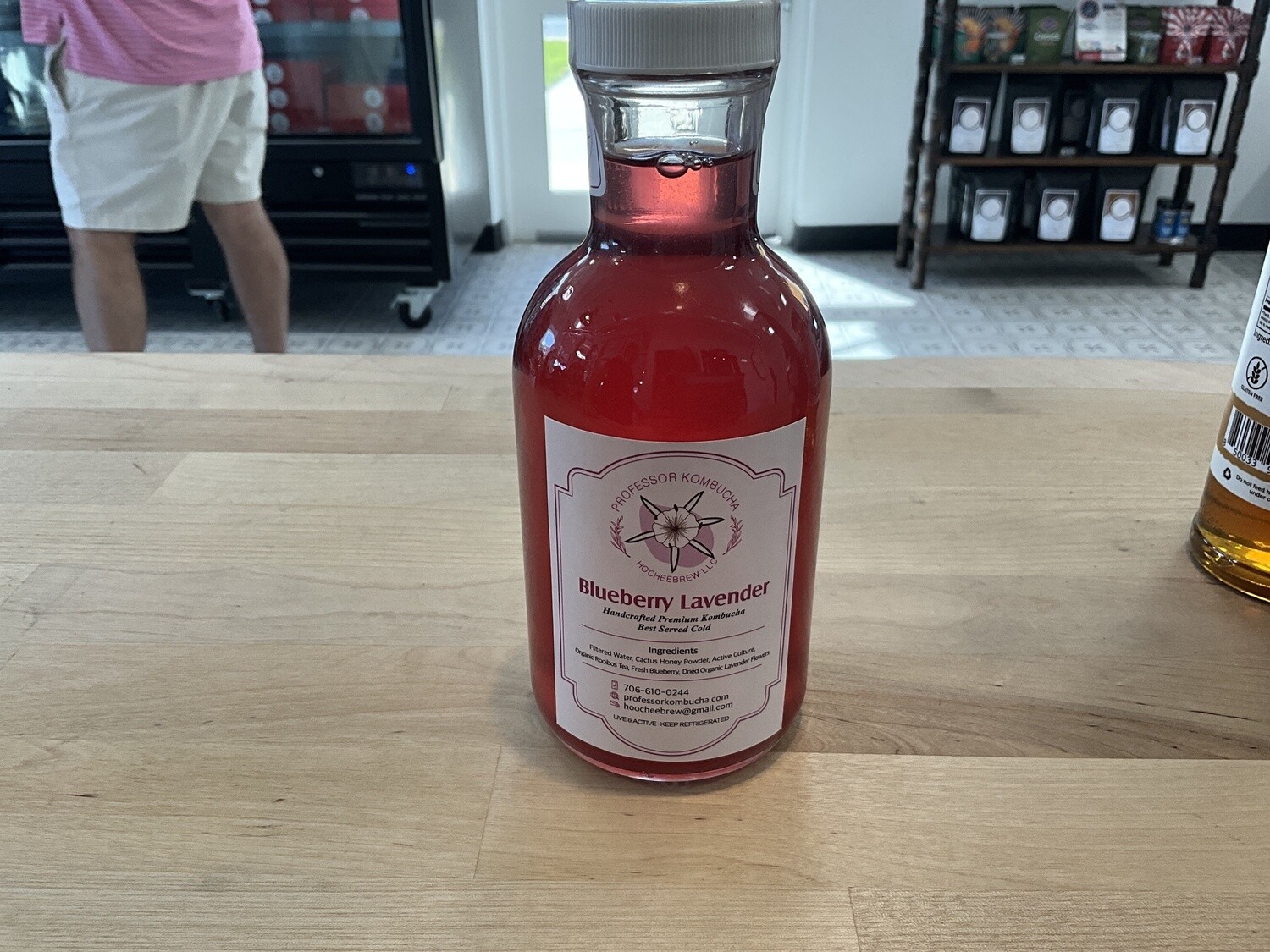 Professor Kombucha Blueberry Lavender Kombucha