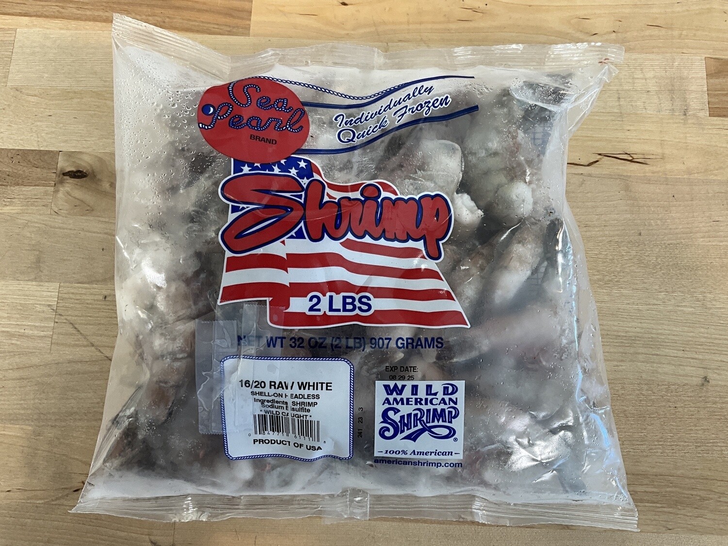 Sea Pearl White Shrimp 16/20