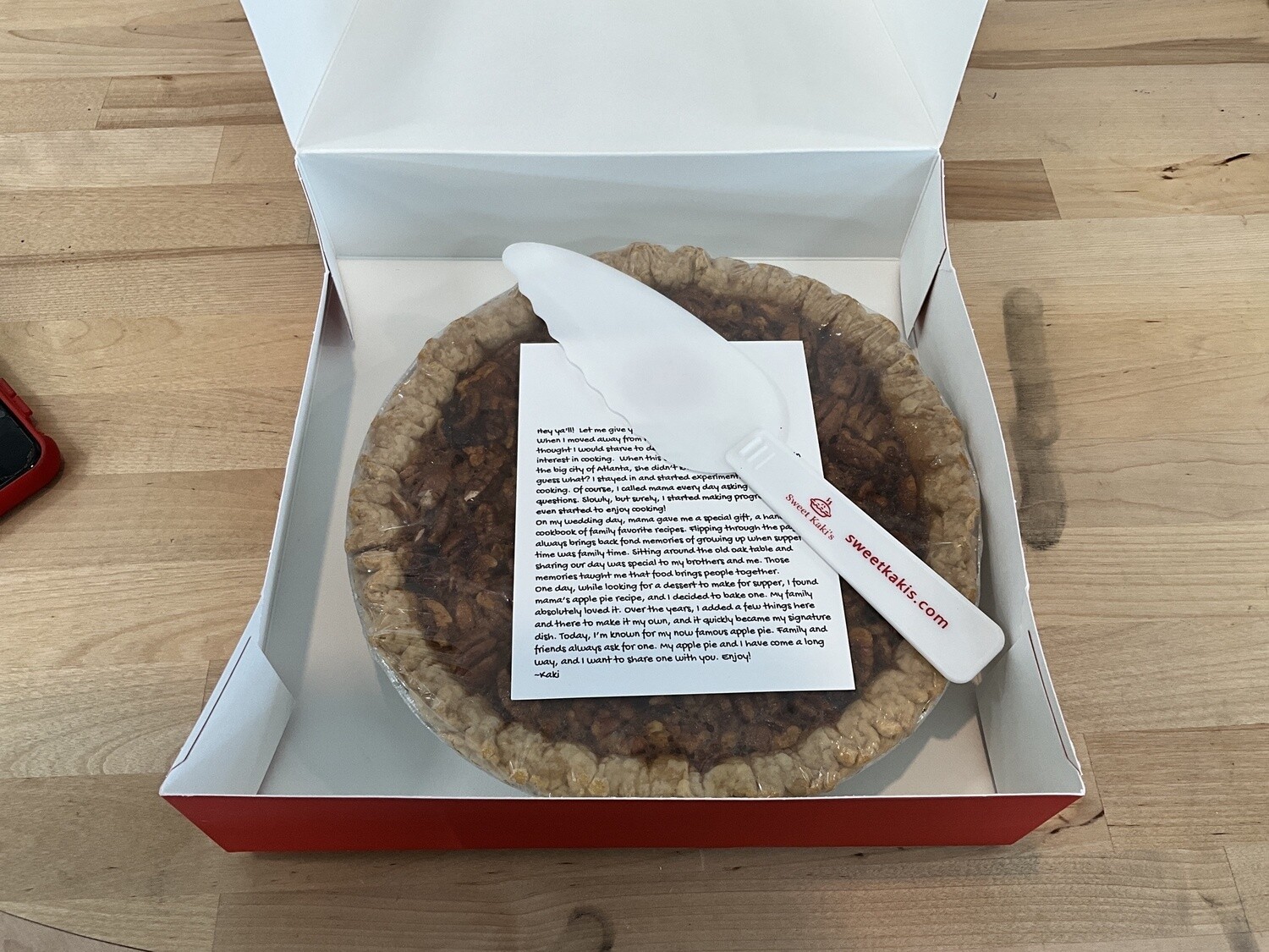 Sweet Kakis, Pecan Pie