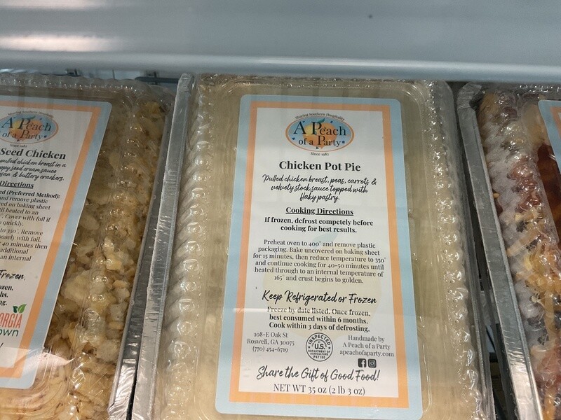 Peach of a Party Chicken Pot Pie