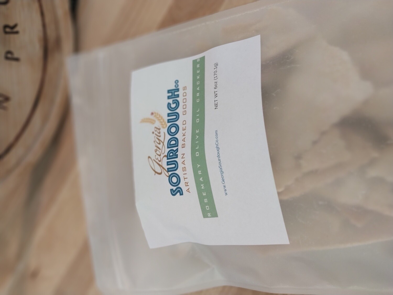 Georgia Sourdough Company Rosemary Olive Oil Crackers