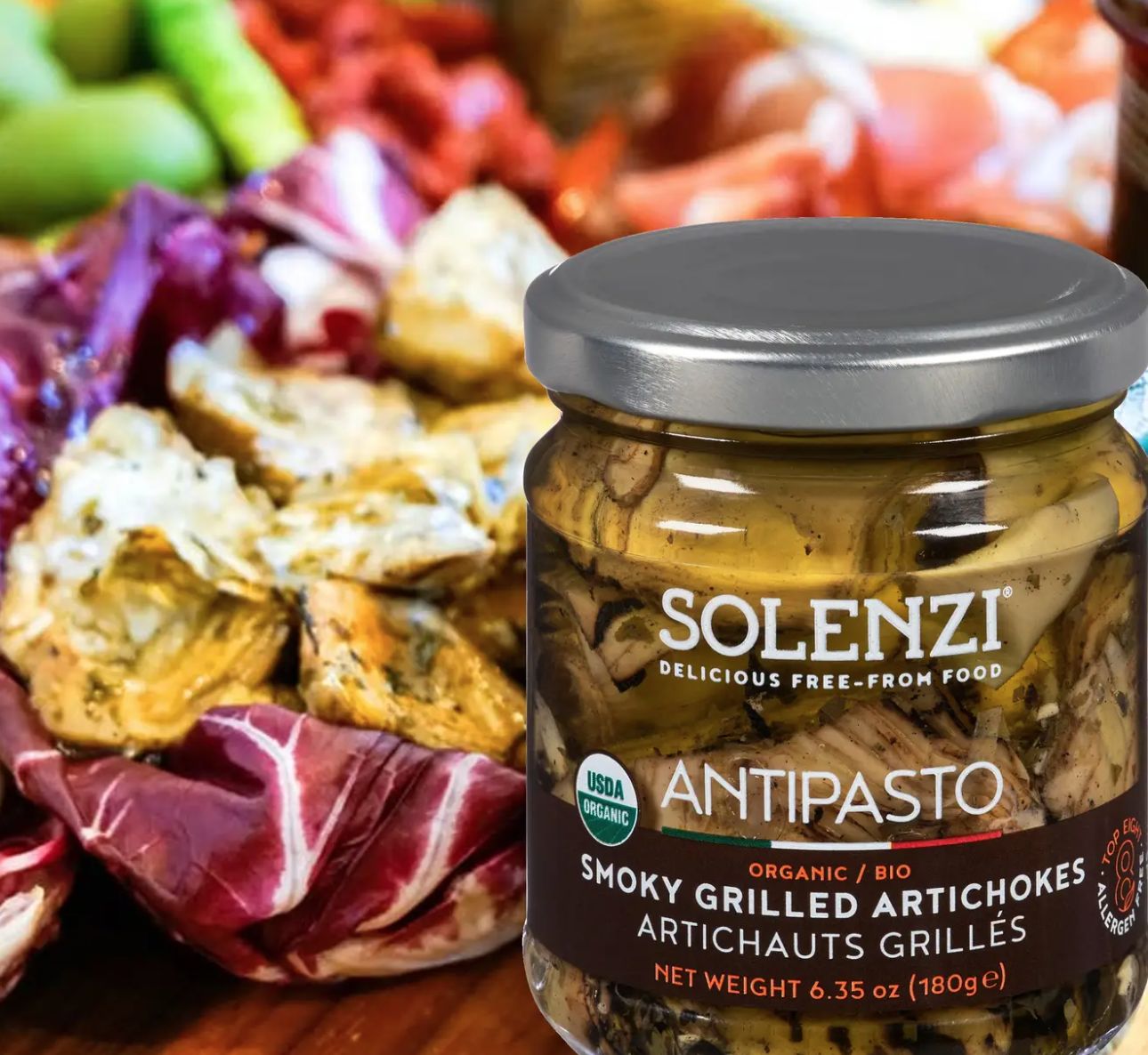 Smoky GRILLED ARTICHOKES Antipasto