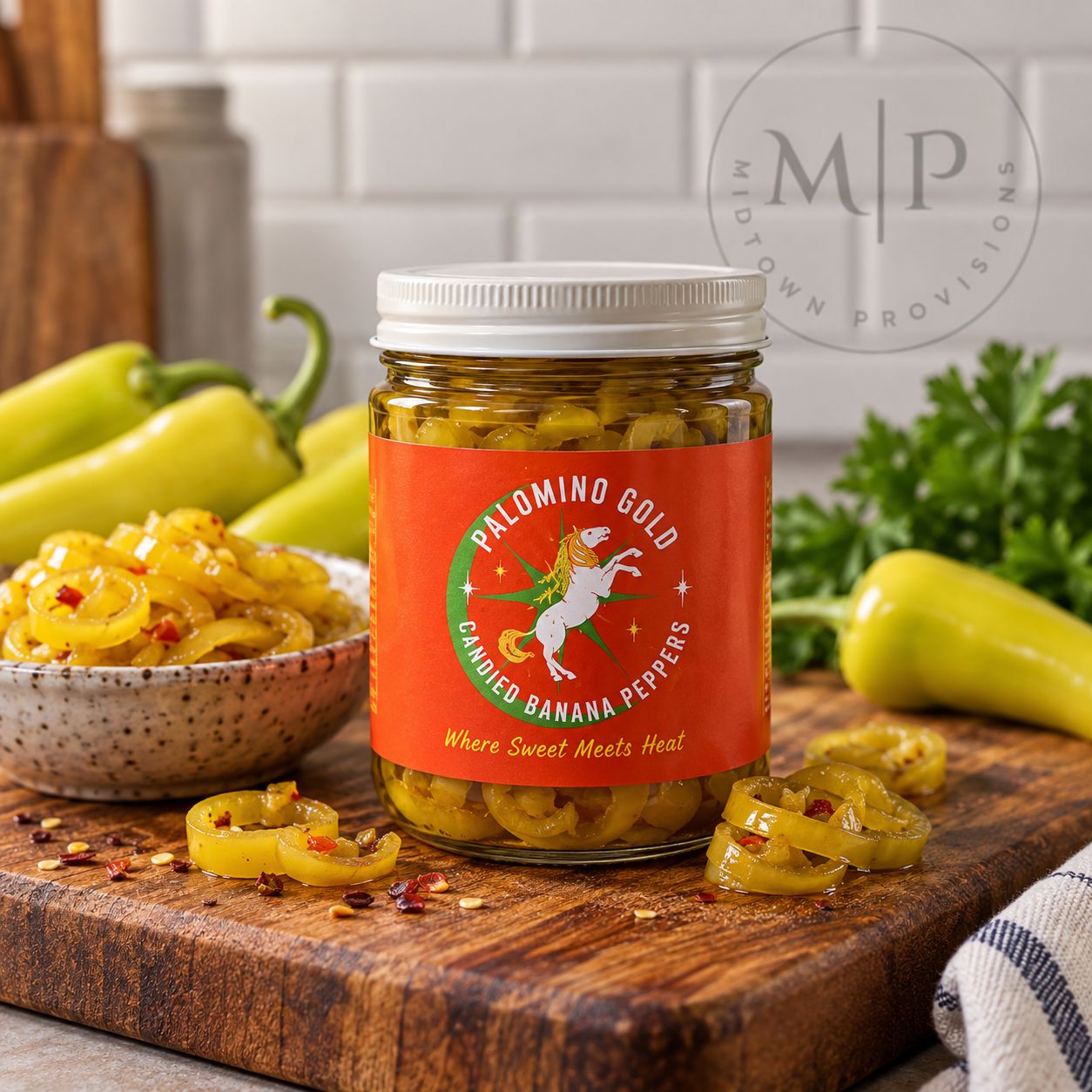 Gesus Palomino Candied Banana Peppers 9oz