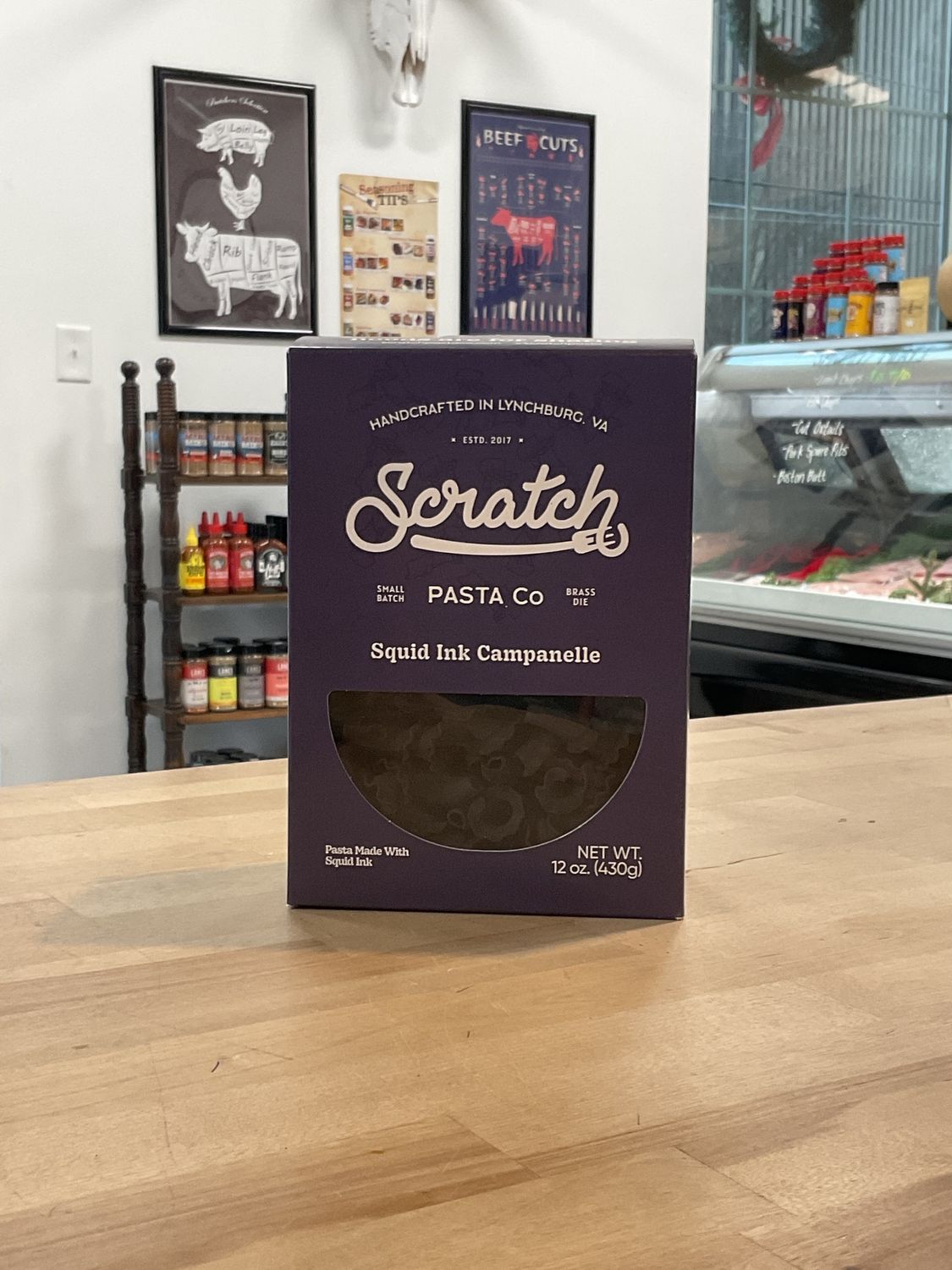 Scratch Pasta Co - Squid Ink Campanelle