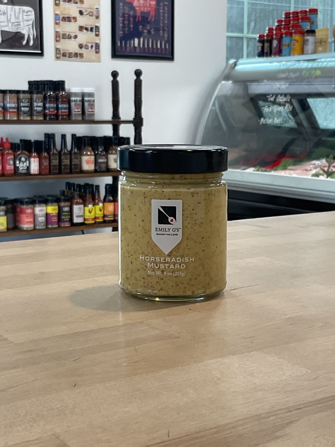 Emily G's Mustard; Horseradish