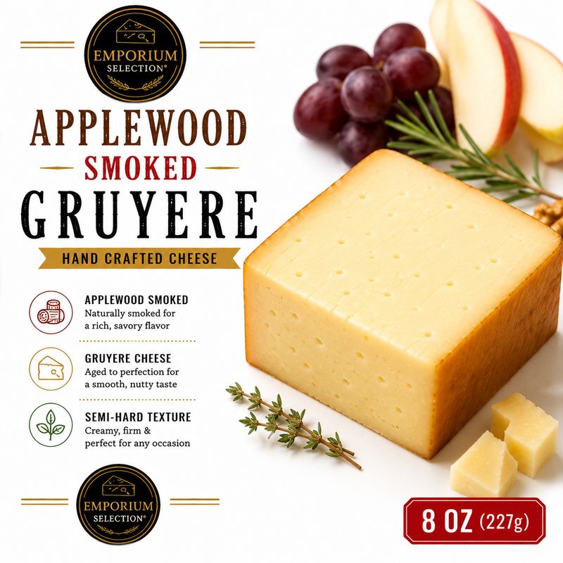 Applewood Smoked Gruyere (8oz)