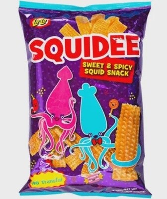 Lala Squidee Sweet &amp; Spicy Squid Snack 100G