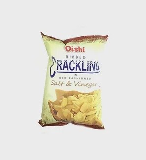 Oishi Crackling Salt &amp; Vinegar 90G