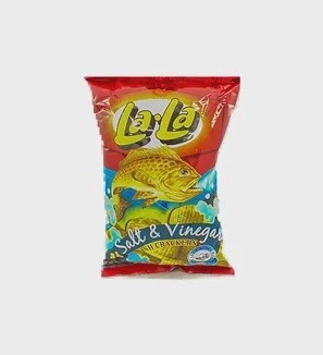 Lala Fish Cracker Salt &amp; Vinegar 3.52oz