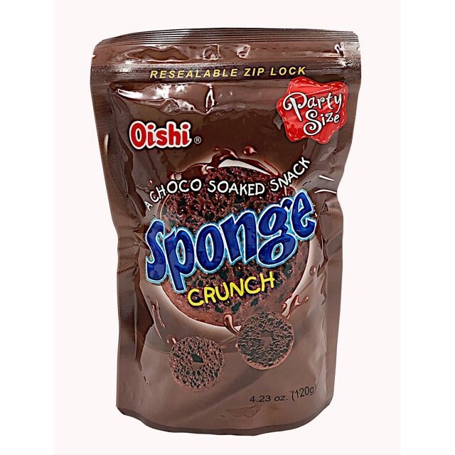 Oishi Sponge Crunch Chocolate 120G