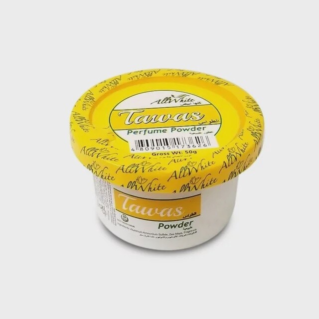 All White Natural Tawas (Yellow) 50G