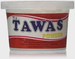 All White Natural Tawas (Red) 50g