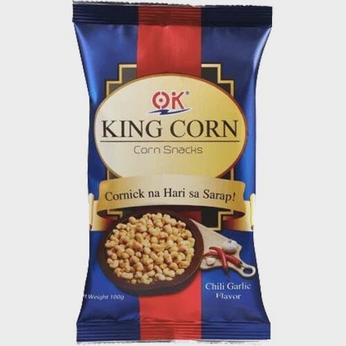 OK King Corn Chili Garlic 100G