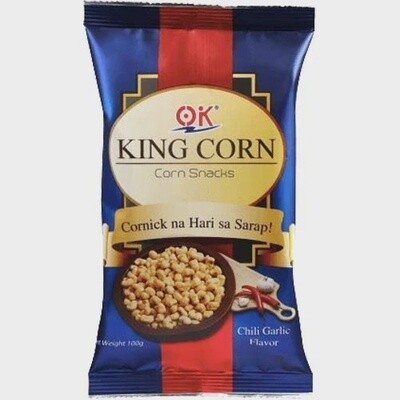 OK King Corn Chili Garlic 100G