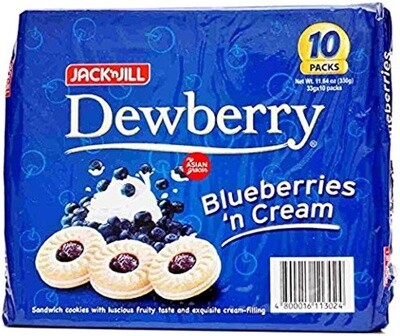 J&amp;J Dewberry Blueberry 10x33g