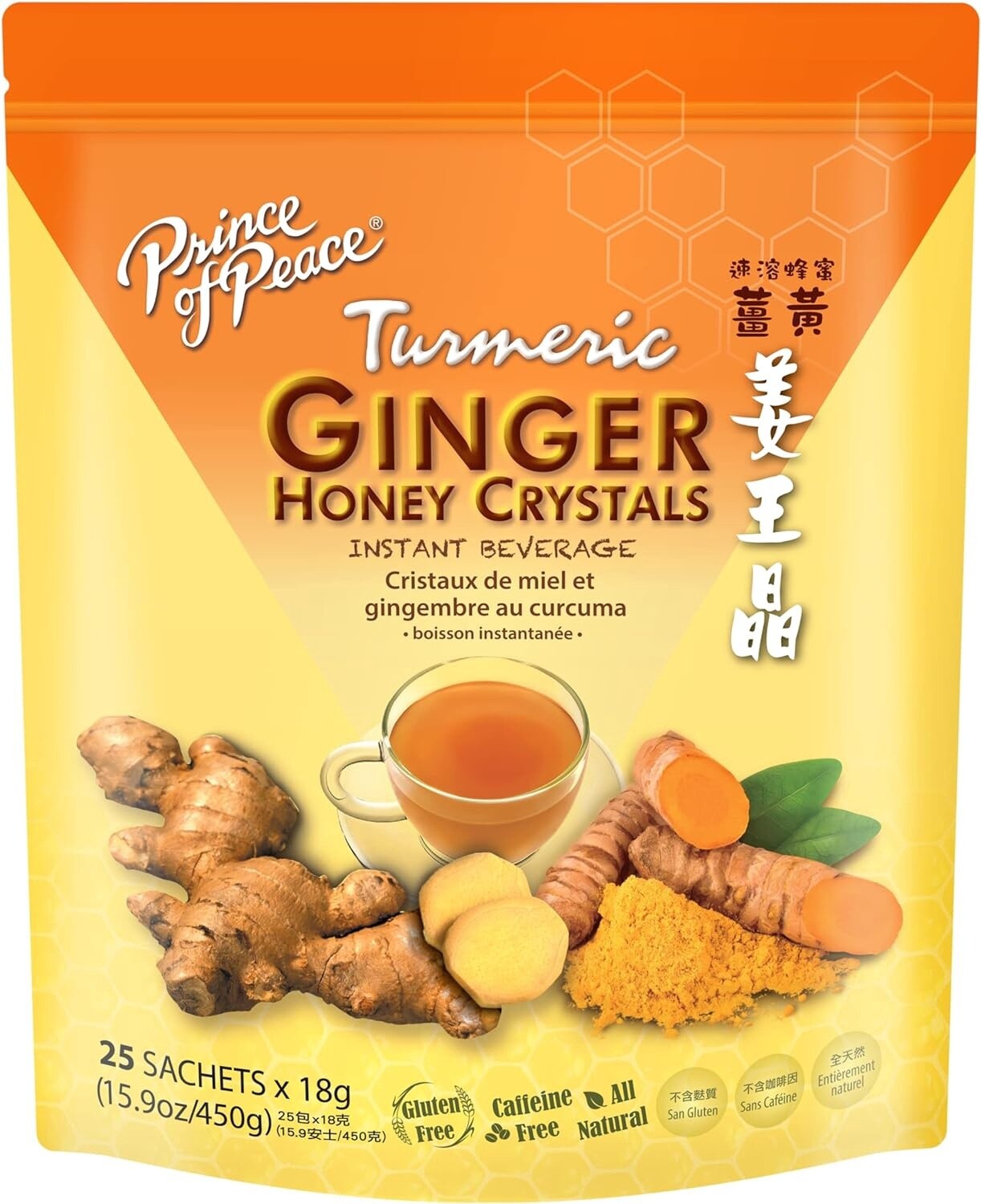 Prince Of Peace Turmeric Ginger Honey Crystals