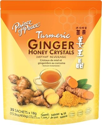 Prince of Peace Turmeric Ginger Honey Crystals