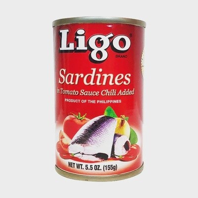 Ligo Sardines Hot (Red) 5.5oz
