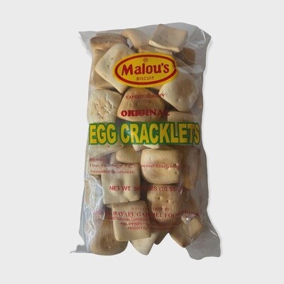 Malou&#39;s Egg Cracklet 300G