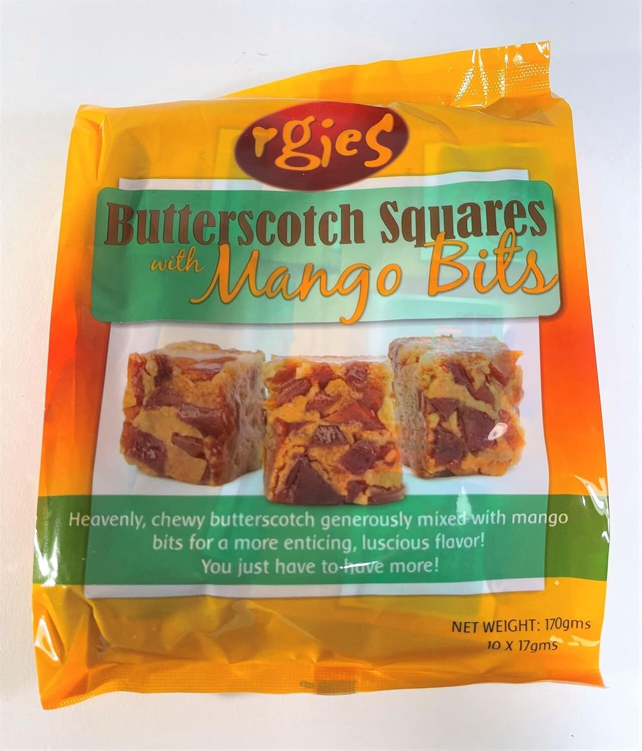 Rgies Butterscotch Squares W/ Mango 170G