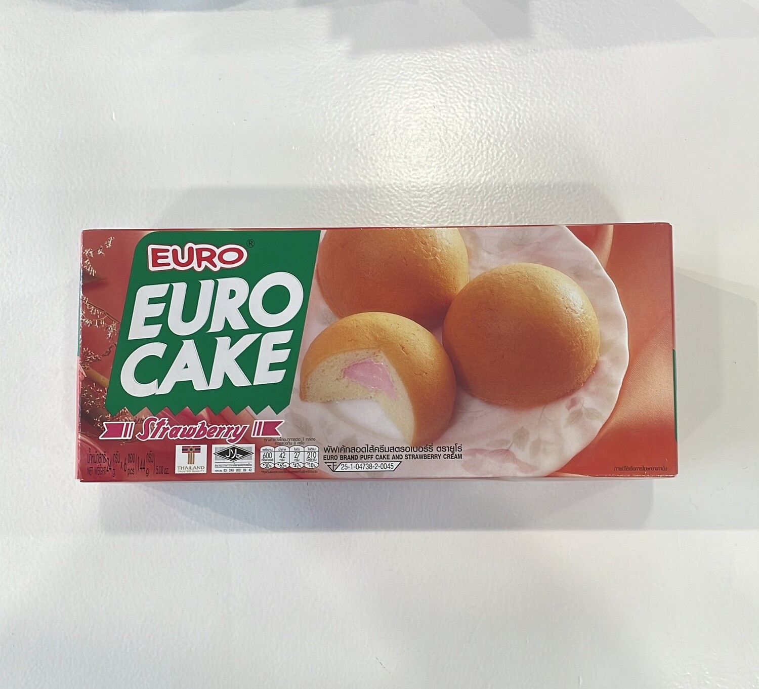 Euro Strawberry Cake 6X24G