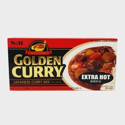 SB Golden Curry Mix Hot 7.8oz