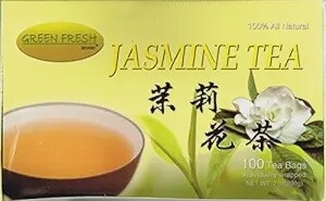 Green Fresh Jasmine Tea Bags 100Pack