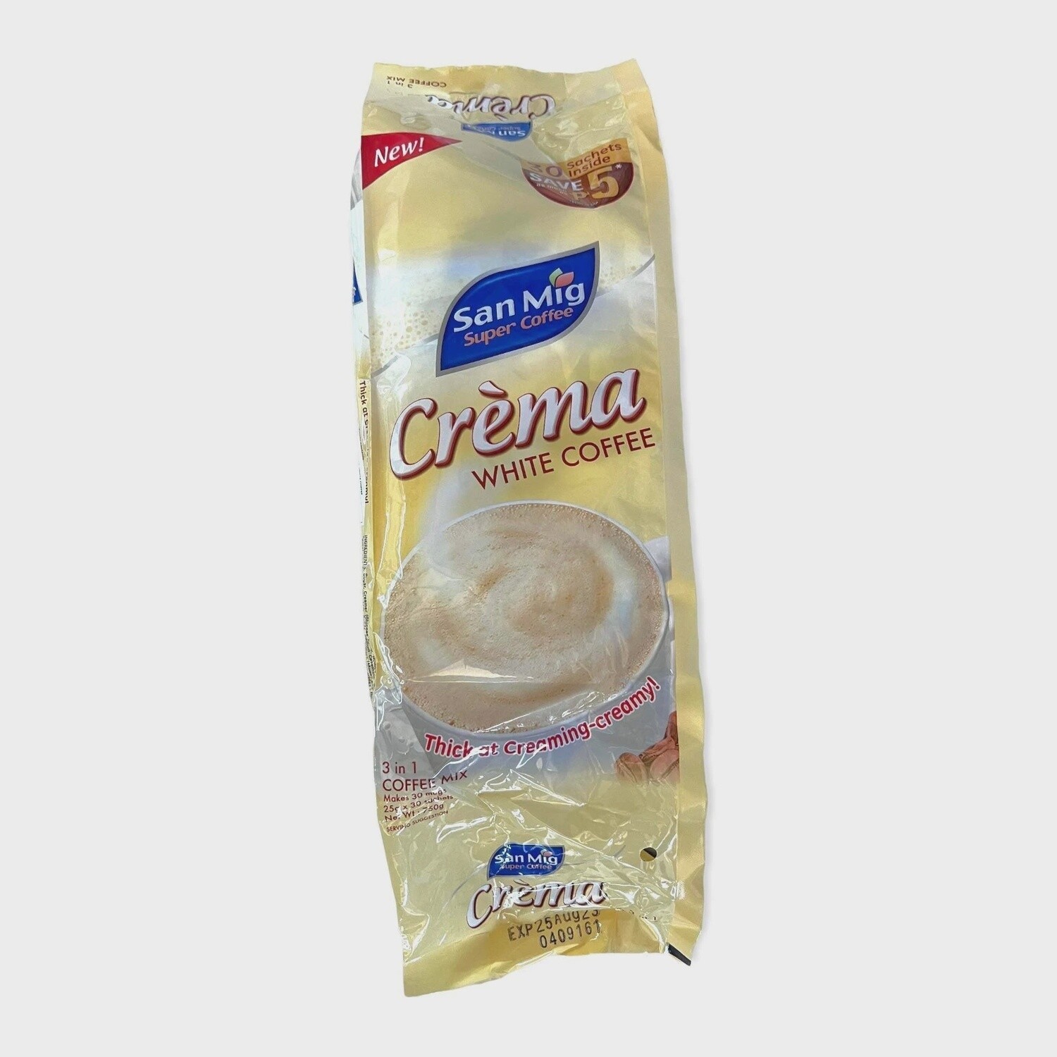 San Miguel Coffee Crema White 30X25G