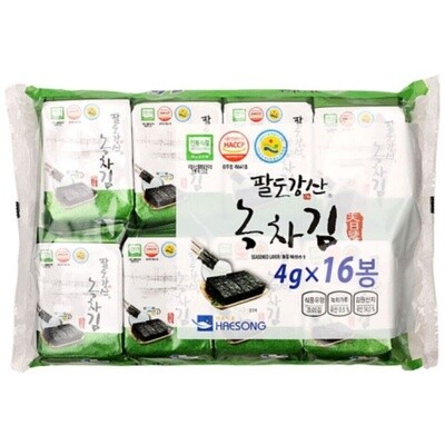 Wang Green Tea Seaweed 4g Sachet